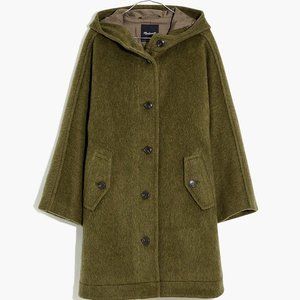 Madewell Hemford Poncho Mohair Coat